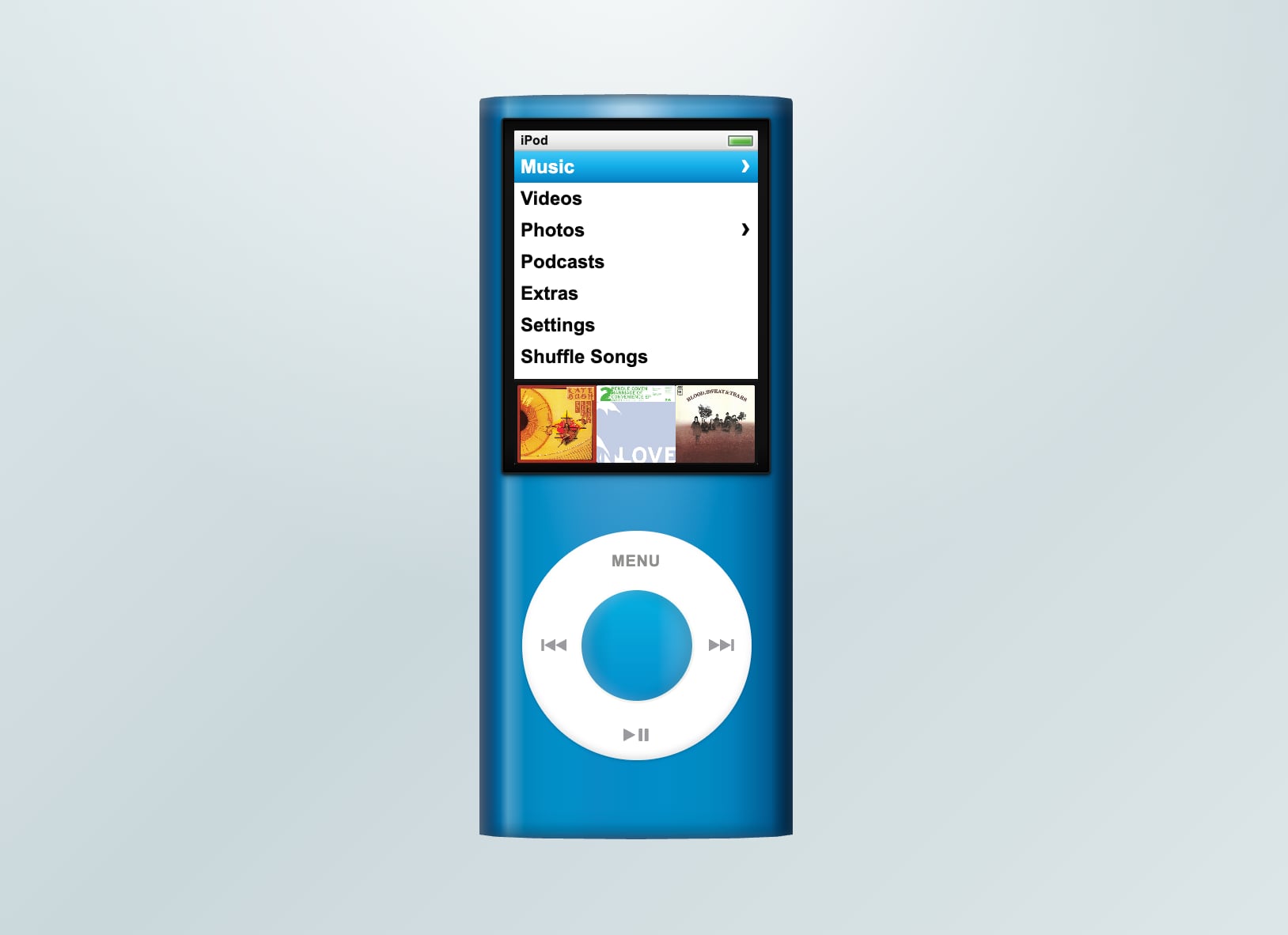 Ipod Menu Rot Paul Brown's iPod
